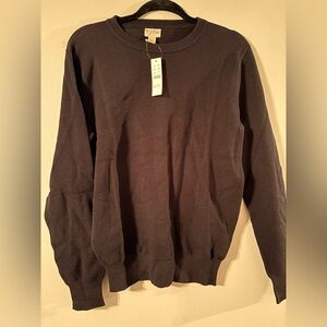 J. Crew Men's Dark Gray Crewneck Sweater